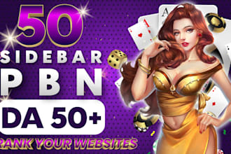 make 100 homepage permanent sidebar backlinks