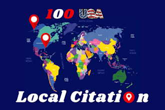 provide 100 USA local citation SEO