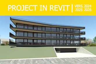 create a model, family, make changes in revit