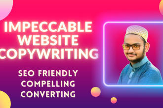 do impeccable SEO website copywriting for you as a copywriter