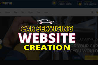do wordpress website for car repair detailing modify service