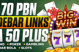 70 sidebar backlinks high da 50 plus
