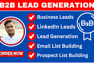 do b2b lead generation linkedin leads and business leads