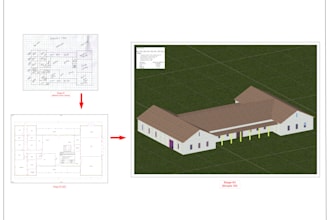 do 2d house plan, 3d house plan, blueprint, 2d floor plan, 2d drawing in autocad