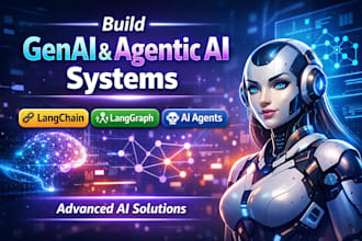 develop ai agents and genai applications using langchain, langgraph and rag