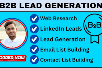do b2b lead generation business lead and email list building