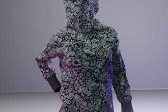 create your 3d clothing 3d model optimized for second life