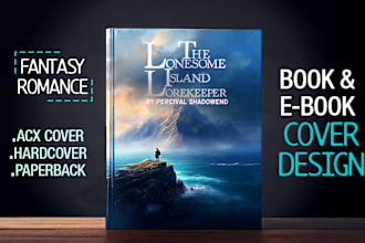 design typography literature fantasy,romance book cover ebook kindle acx kdp