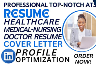 create medical resume, healthcare, surgeon, pharmacist, and doctor resume