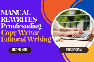 manually rewrite your content with expert article rewriting