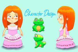 modelsheets and illustration of children s storybooks
