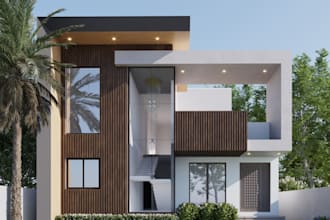 do 3d elevation and interior design