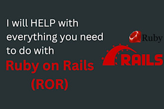 develop or help with ruby on rails web application ror