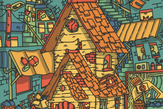 create works full of color and details in the drawing