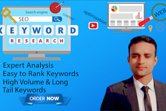 do professional  SEO keyword research for your website, amazon, and PPC services