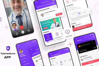 develop telemedicine app, medical, healthcare, doctor, pharmacy, fitness app