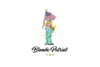 creativity patriotic retail company logo