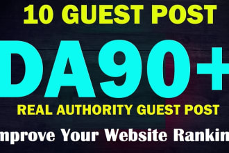 high da90 dofollow guest post with contextual SEO backlinks
