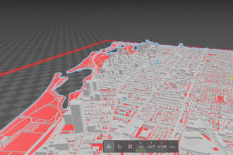 high quality print ready 3d cityscape stl models