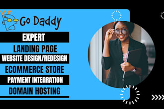 design any website on godaddy bluehost namecheap hostinger divi godaddy website
