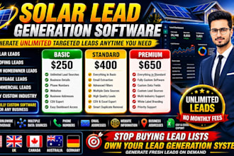 build solar leads generation software for you to find unlimited leads