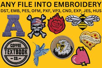 do embroidery digitizing design into dst,pes