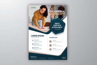 design a professional flyer, newsletter for your business