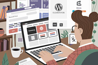 do wordpress sites gutenberg, elementor, divi