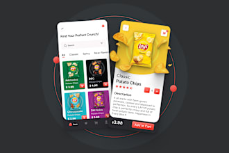 design  mobile app UI UX, figma prototype, app mockup