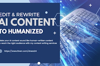 edit, proofread, and rewrite ai content