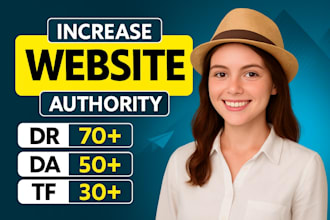 increase domain rating ahrefs DR and domain authority da tf