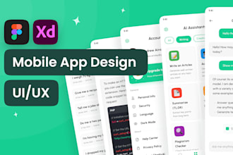 design uiux deisgn for mobile app