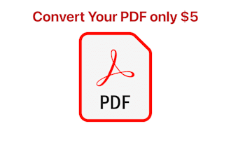 convert your PDF to word or doc asap