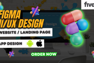 do figma landing page, figma website ui ux design