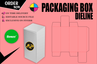 do professional box dieline for your product packaging
