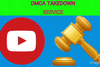 remove illegal pirated infringing content and copyright from youtube under dmca