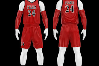 design basketball jersey and basketball uniform