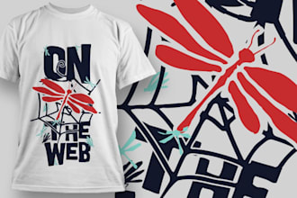 make eye catchy trendy t shirts and merchandise design
