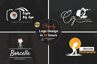do attractive photography logo design within 24 hours