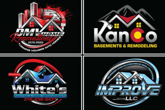provide premium handyman, home improvement, plumbing, renovation logo