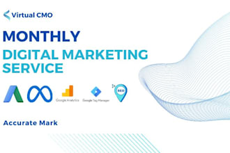 deliver monthly digital marketing service