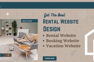rental website, vacation website, booking website, recruitment website