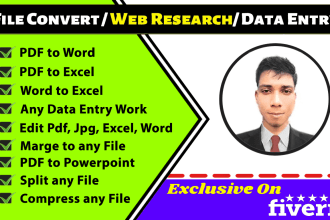 convert image, scan page and PDF to word or excel and any file convert