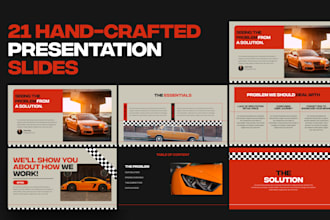 design powerpoint presentation, investor pitch deck, business plan,  PPT file