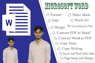 professional microsoft word document formatting and editing