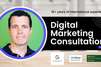 provide an expert digital marketing strategy session for growth
