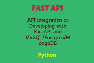 developed API using nodejs or python nestjs or fastapi and postgres or mongodb