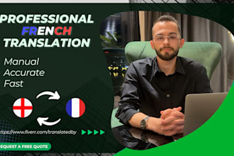 manually translate from english to french