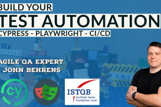 create test automation for web application in cypress