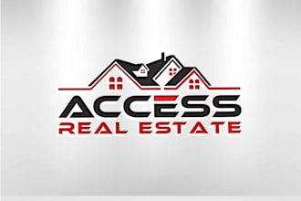 do professional, commercial real estate agency logo design